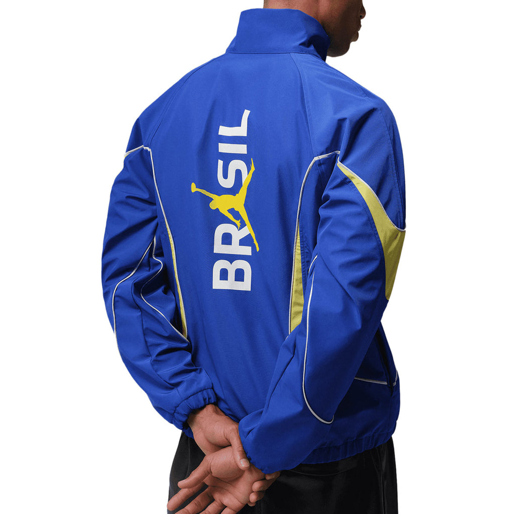 NIKE BRAZIL JORDAN P6 ANTHEM JACKET - OLD ROYAL/YELLOW PULSE/WHITE