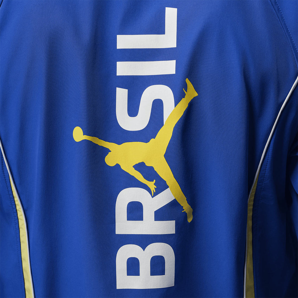 NIKE BRAZIL JORDAN P6 ANTHEM JACKET - OLD ROYAL/YELLOW PULSE/WHITE