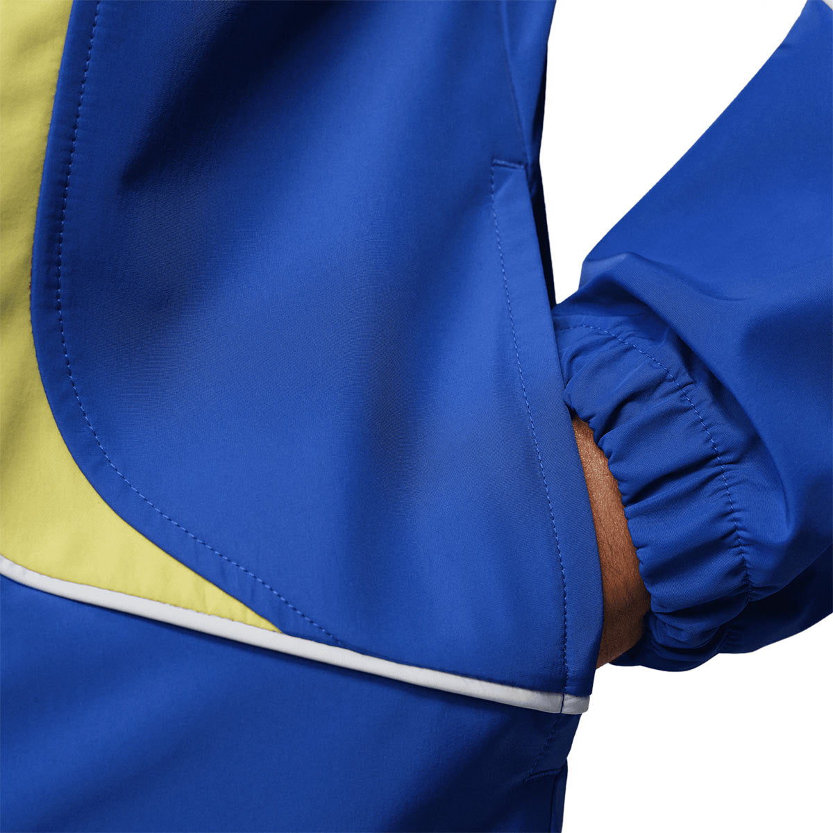 NIKE BRAZIL JORDAN P6 ANTHEM JACKET - OLD ROYAL/YELLOW PULSE/WHITE