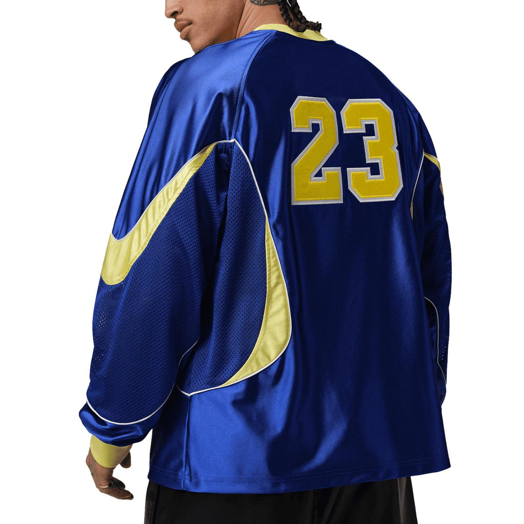 NIKE BRAZIL JORDAN P6 GOALIE LONG SLEEVE TOP - OLD ROYAL/YELLOW PULSE