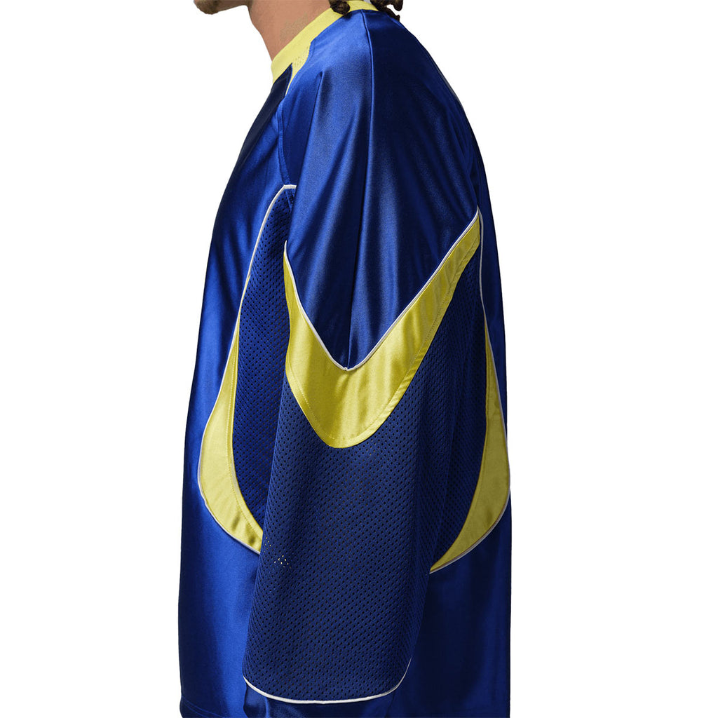 NIKE BRAZIL JORDAN P6 GOALIE LONG SLEEVE TOP - OLD ROYAL/YELLOW PULSE