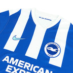 NIKE BRIGHTON & HOVE ALBION 2025/2026 HOME REPLICA JERSEY - WHITE/ROYAL BLUE