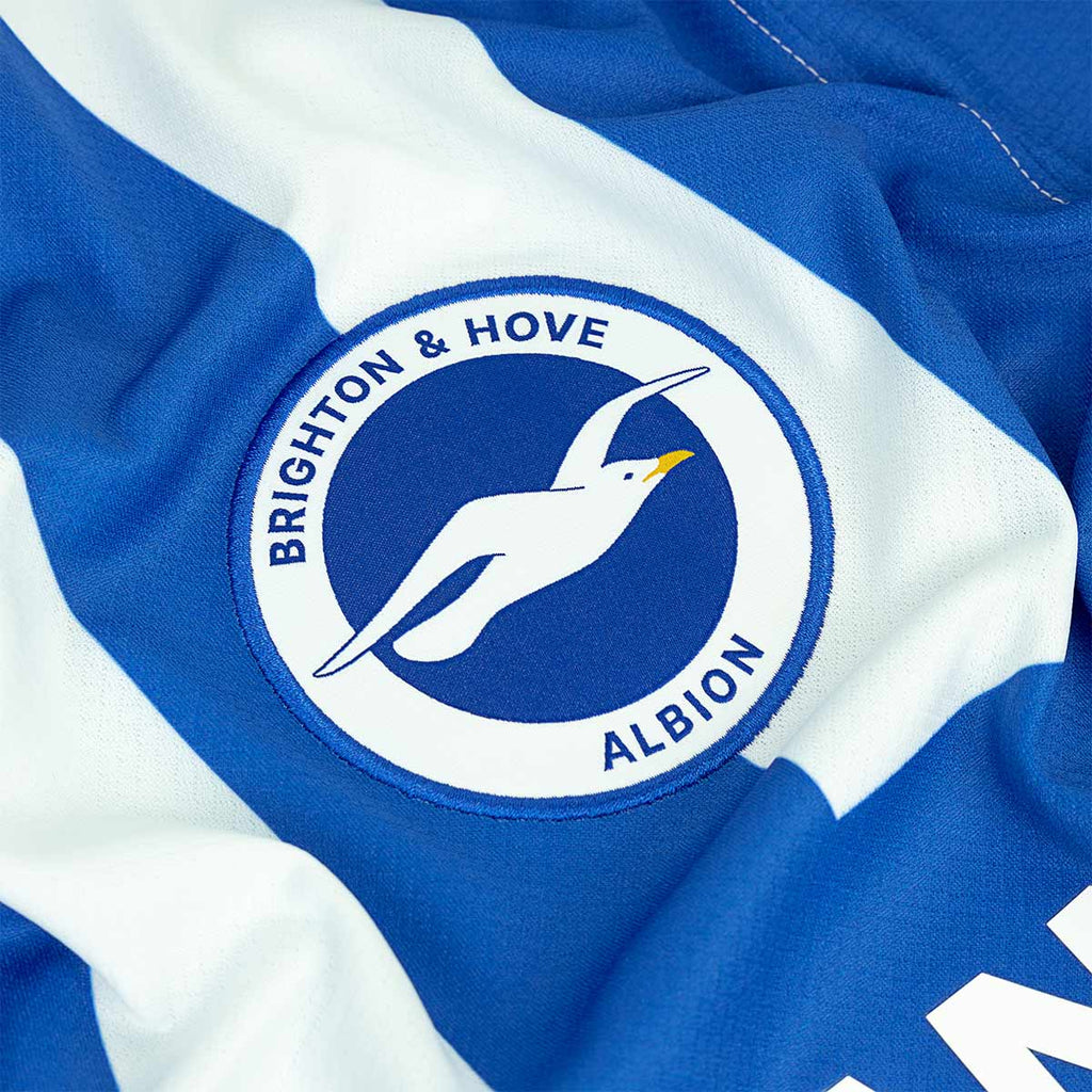NIKE BRIGHTON & HOVE ALBION 2025/2026 HOME REPLICA JERSEY - WHITE/ROYAL BLUE