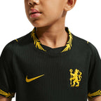 NIKE CHELSEA 2026/2027 AWAY KIDS JERSEY - BLACK/MIDWEST GOLD/MIDWEST GOLD