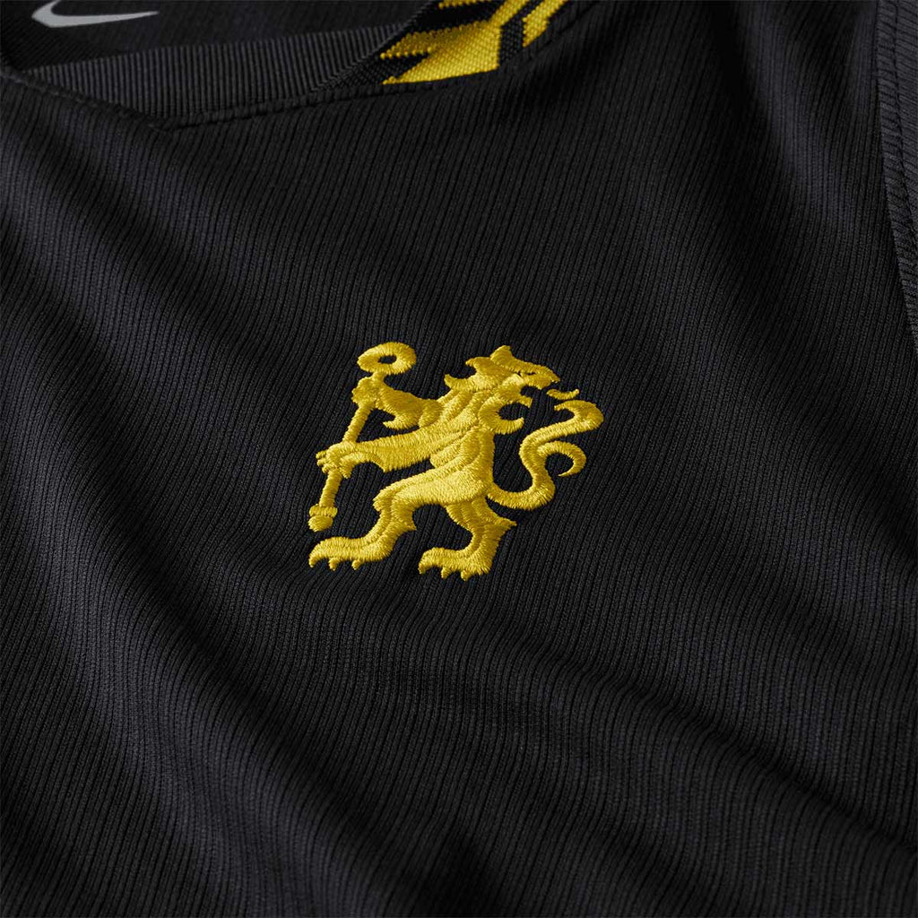 NIKE CHELSEA 2026/2027 AWAY KIDS JERSEY - BLACK/MIDWEST GOLD/MIDWEST GOLD