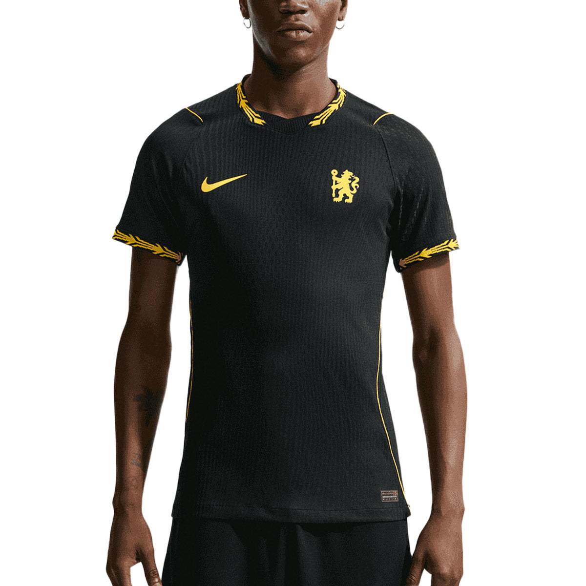 NIKE CHELSEA 2026/2027 AWAY PLAYER JERSEY - BLACK/MIDWEST GOLD/MIDWEST GOLD