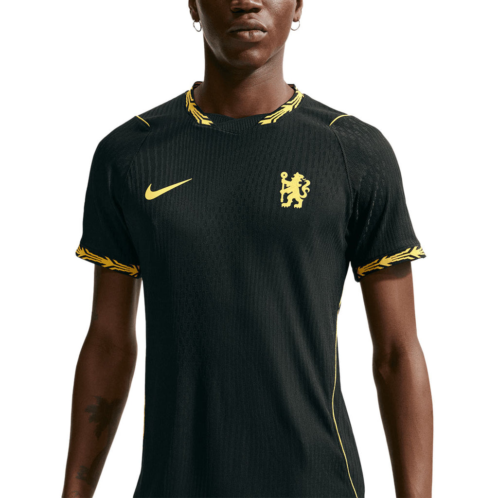 NIKE CHELSEA 2026/2027 AWAY PLAYER JERSEY - BLACK/MIDWEST GOLD/MIDWEST GOLD