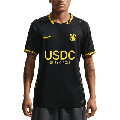 NIKE CHELSEA 2026/2027 AWAY REPLICA JERSEY - BLACK/MIDWEST GOLD/MIDWEST GOLD