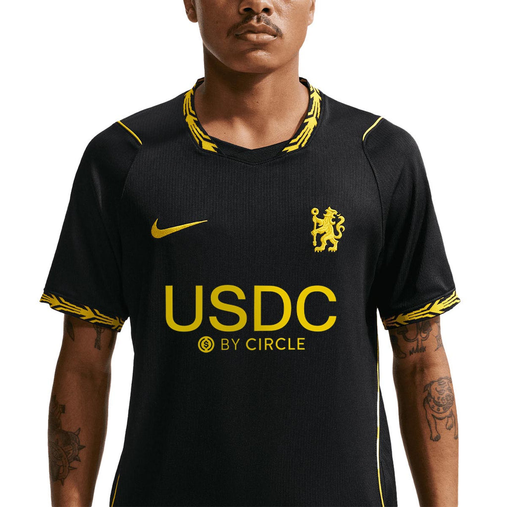 NIKE CHELSEA 2026/2027 AWAY REPLICA JERSEY - BLACK/MIDWEST GOLD/MIDWEST GOLD