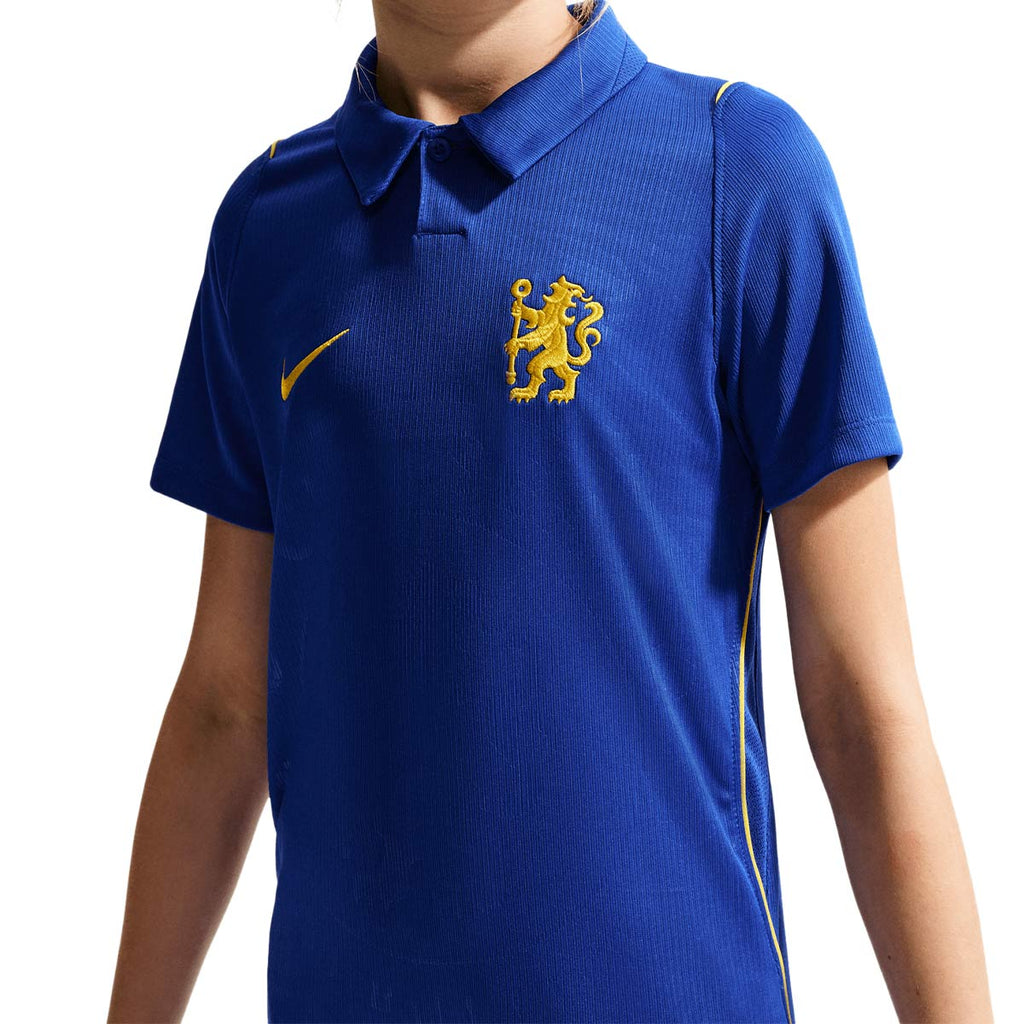 NIKE CHELSEA 2026/2027 HOME KIDS JERSEY - BRIGHT BLUE/MIDWEST GOLD/MIDWEST GOLD