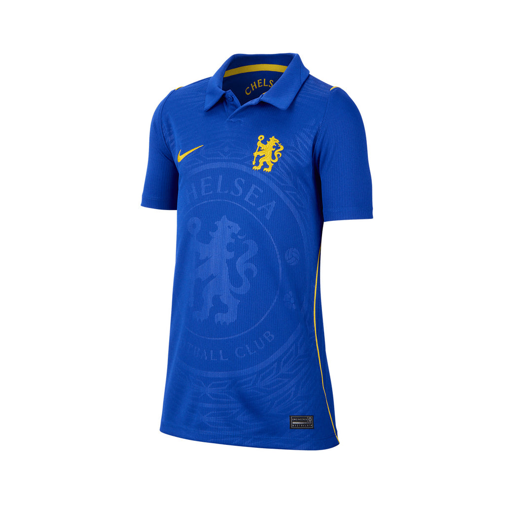 NIKE CHELSEA 2026/2027 HOME KIDS JERSEY - BRIGHT BLUE/MIDWEST GOLD/MIDWEST GOLD