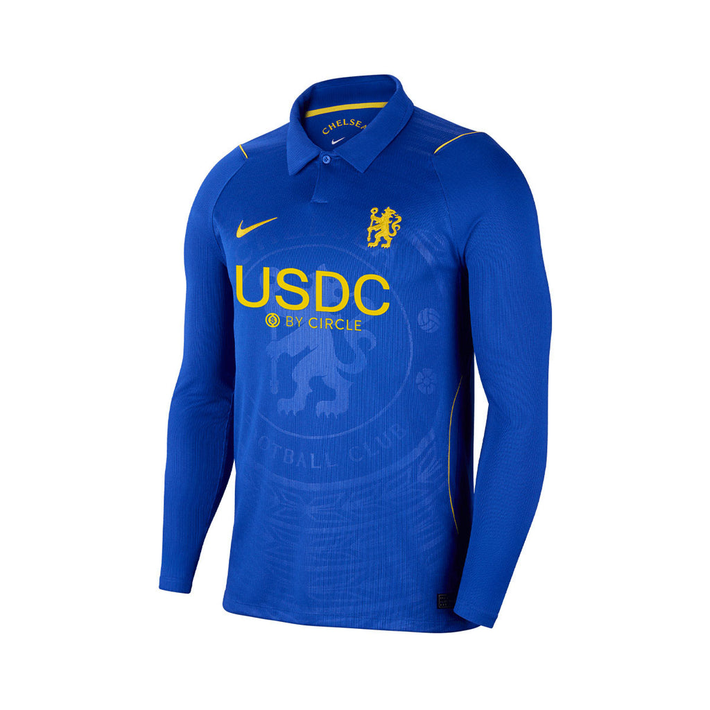 NIKE CHELSEA 2026/2027 HOME REPLICA LONG SLEEVE JERSEY - BRIGHT BLUE/MIDWEST GOLD/MIDWEST GOLD