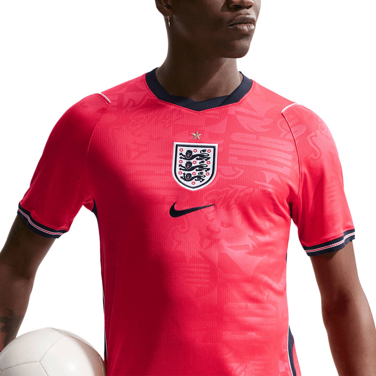 NIKE ENGLAND 2026 AWAY REPLICA JERSEY - SPEED RED/OBSIDIAN/WHITE/OBSIDIAN