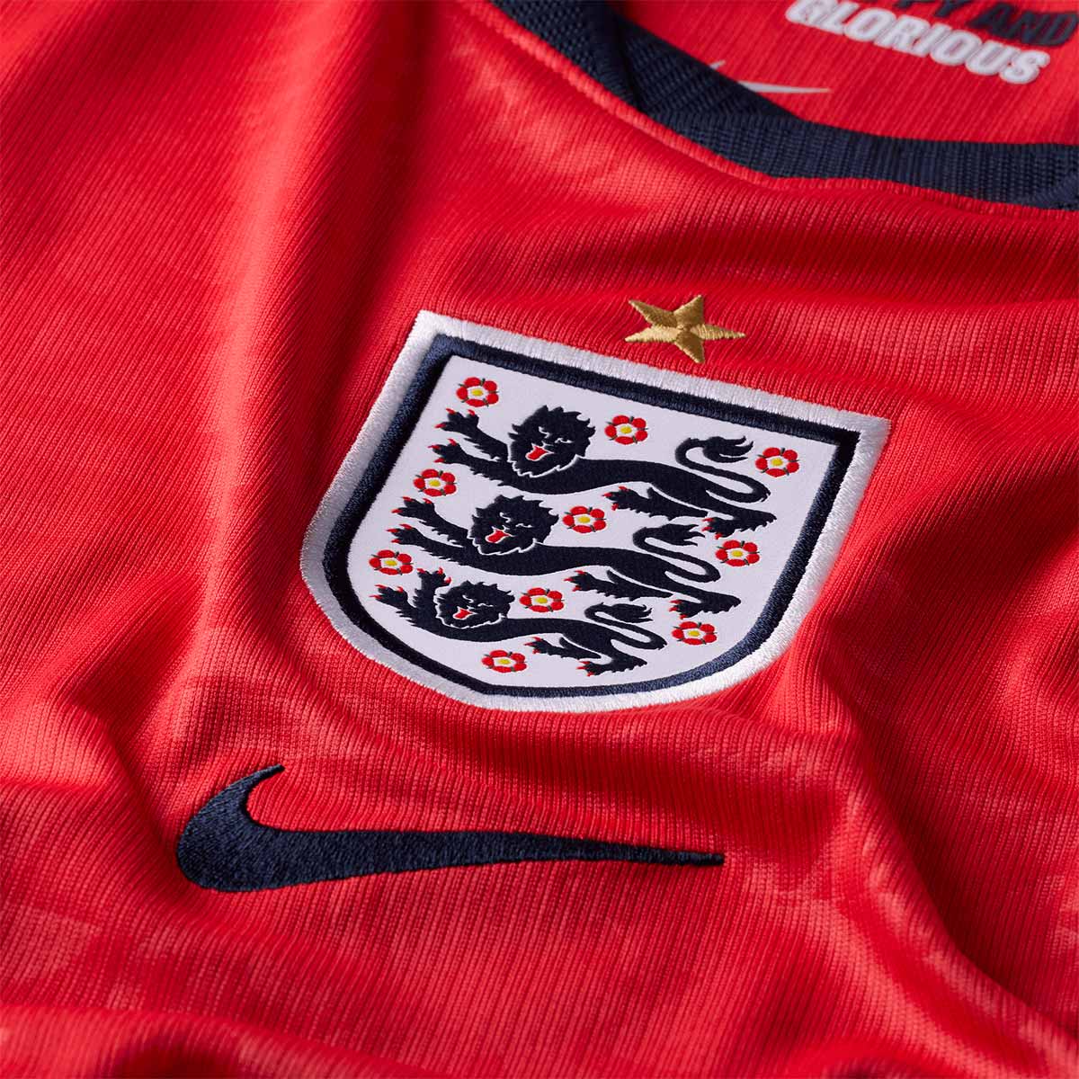 NIKE ENGLAND 2026 AWAY REPLICA JERSEY - SPEED RED/OBSIDIAN/WHITE/OBSIDIAN