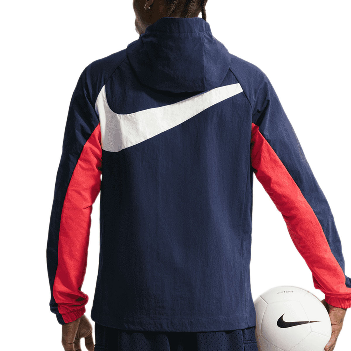 NIKE ENGLAND 2026 AWF WOVEN JACKET - OBSIDIAN/SPEED RED/WHITE