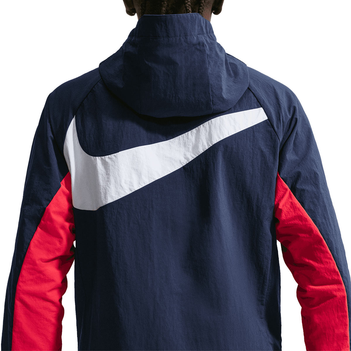NIKE ENGLAND 2026 AWF WOVEN JACKET - OBSIDIAN/SPEED RED/WHITE