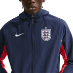 NIKE ENGLAND 2026 AWF WOVEN JACKET - OBSIDIAN/SPEED RED/WHITE