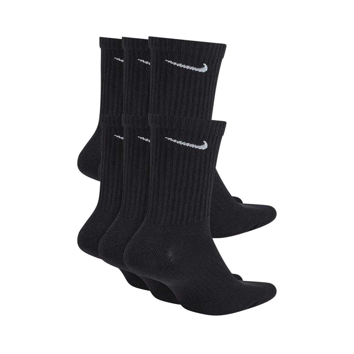 NIKE EVERYDAY CUSHIONED - BLACK/WHITE