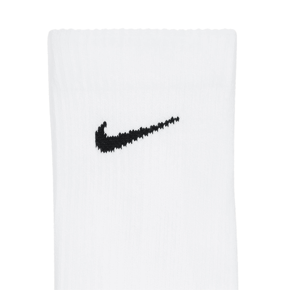 NIKE EVERYDAY ELEVATED CREW SOCKS 3 PAIRS - WHITE/BLACK
