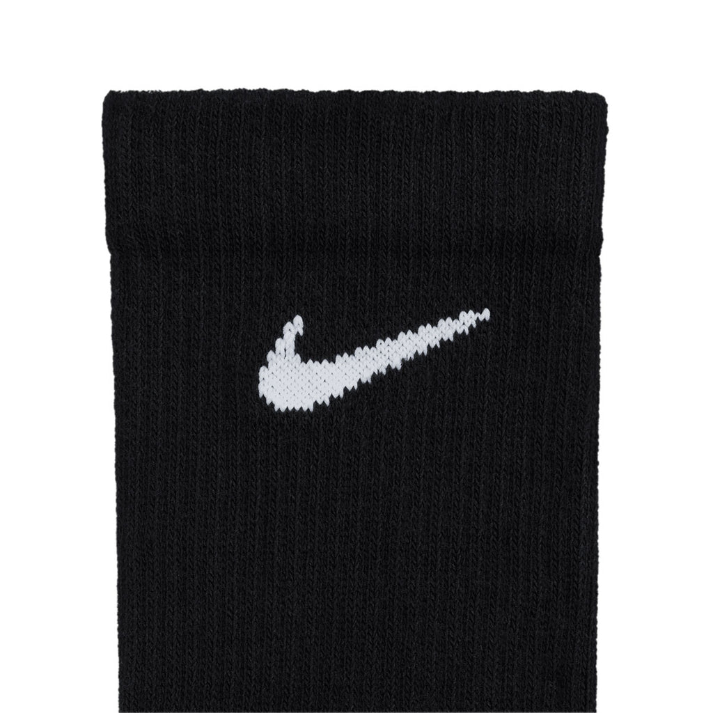 NIKE EVERYDAY ELEVATED CREW SOCKS 3 PAIRS - BLACK/WHITE