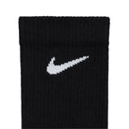 NIKE EVERYDAY ELEVATED CREW SOCKS 3 PAIRS - BLACK/WHITE