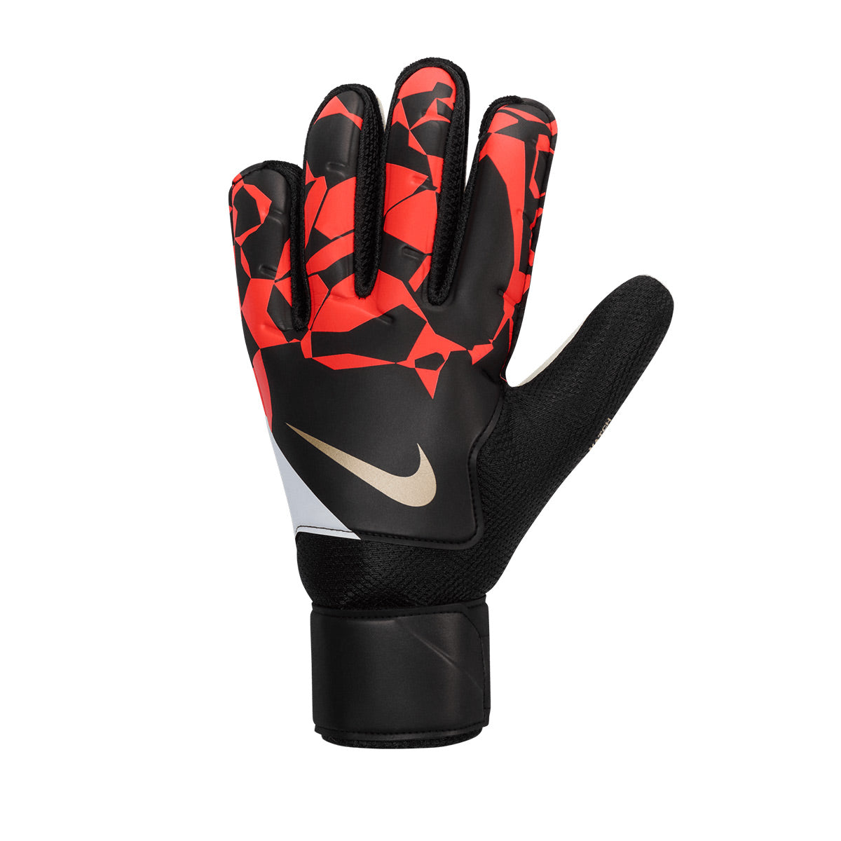 NIKE GOALKEEPER MATCH GLOVES - BLACK/BRIGHT CRIMSON/BLUR