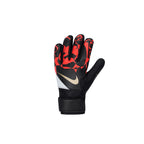 NIKE JR GOALKEEPER MATCH GLOVES - BLACK/BRIGHT CRIMSON/BLUR
