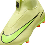 NIKE JR MERCURIAL SUPERFLY 10 ACADEMY FG/MG - LIMELIGHT/VOLT/HYPER CRIMSON
