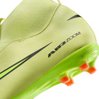 NIKE JR MERCURIAL SUPERFLY 10 ACADEMY FG/MG - LIMELIGHT/VOLT/HYPER CRIMSON