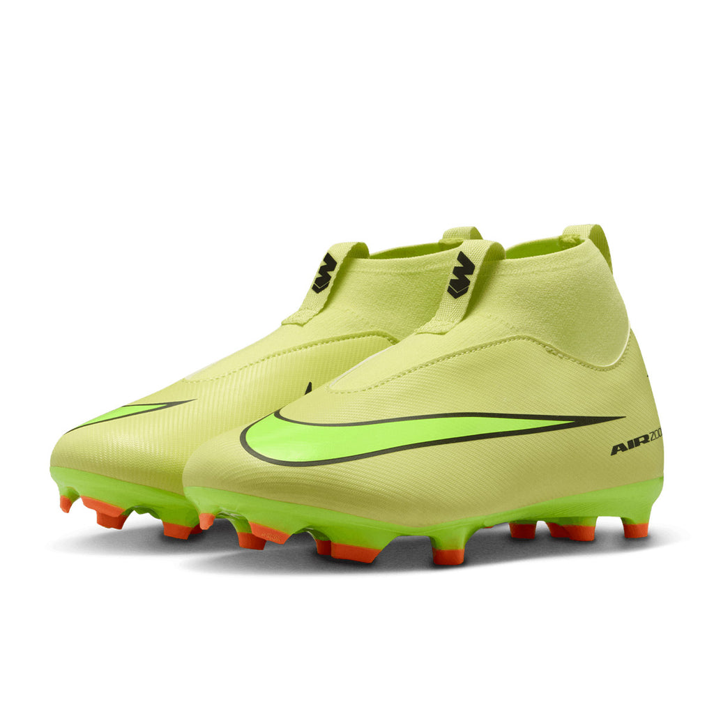 NIKE JR MERCURIAL SUPERFLY 10 ACADEMY FG/MG - LIMELIGHT/VOLT/HYPER CRIMSON