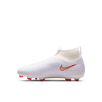 NIKE JR MERCURIAL SUPERFLY 11 ACADEMY FG/MG - WHITE/BLUR/BRIGHT CRIMSON