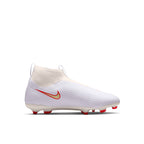 NIKE JR MERCURIAL SUPERFLY 11 ACADEMY FG/MG - WHITE/BLUR/BRIGHT CRIMSON