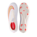 NIKE JR MERCURIAL SUPERFLY 11 ACADEMY FG/MG - WHITE/BLUR/BRIGHT CRIMSON
