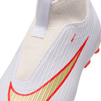 NIKE JR MERCURIAL SUPERFLY 11 ACADEMY FG/MG - WHITE/BLUR/BRIGHT CRIMSON