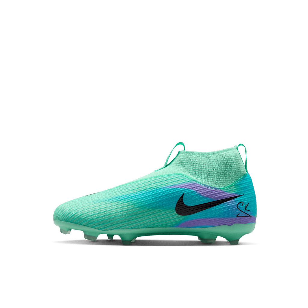 NIKE JR MERCURIAL SUPERFLY 11 ACADEMY SAM KERR FG/MG - GREEN GLOW/BLACK