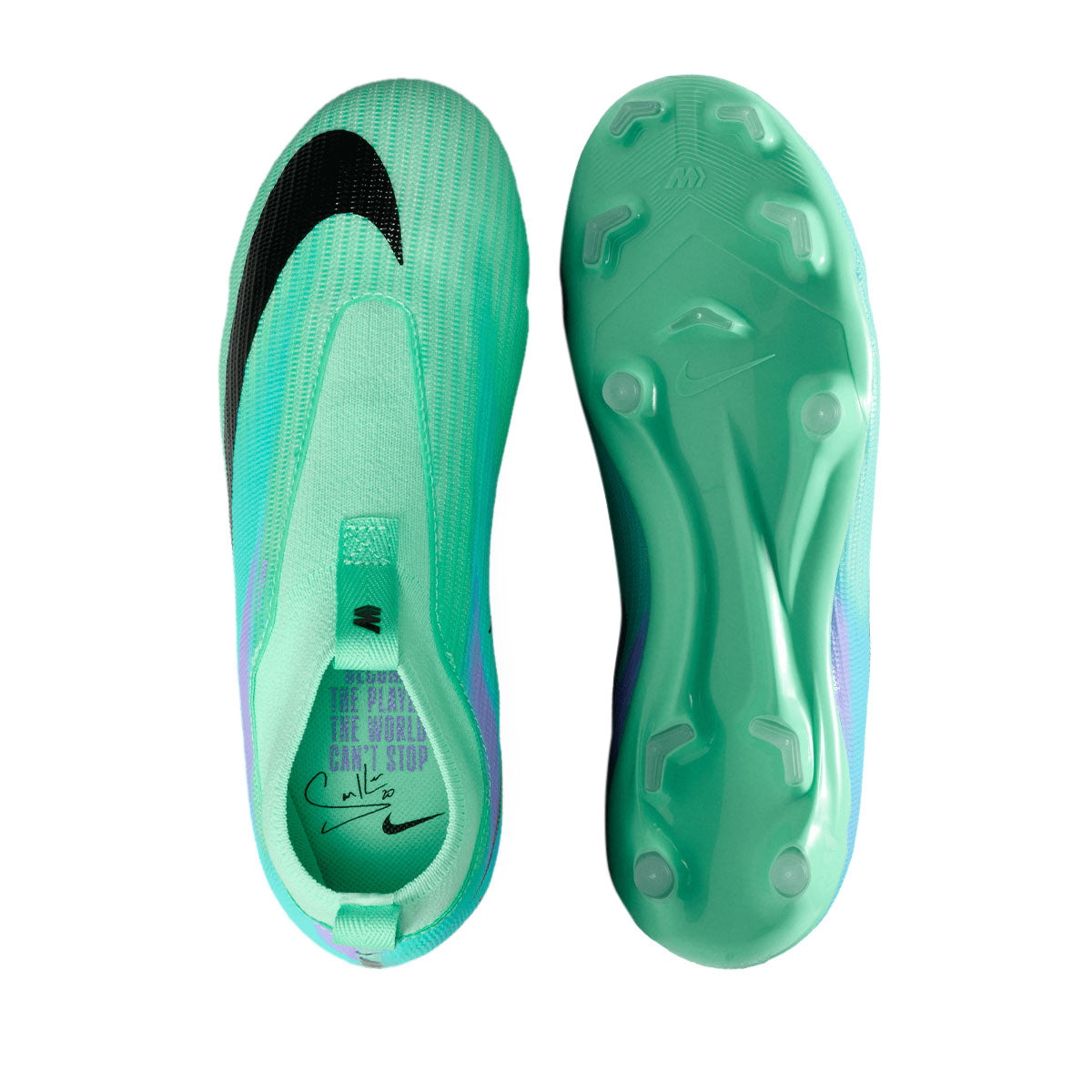 NIKE JR MERCURIAL SUPERFLY 11 ACADEMY SAM KERR FG/MG - GREEN GLOW/BLACK