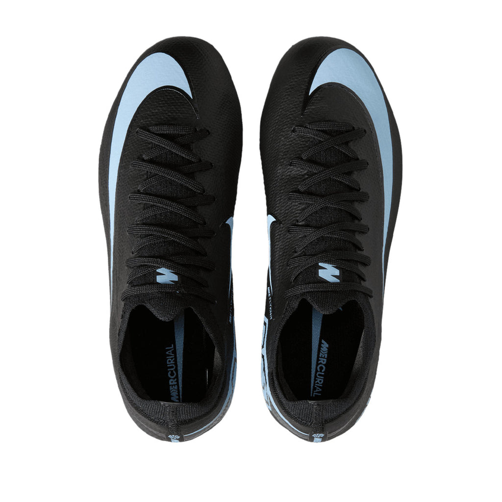 NIKE JR MERCURIAL VAPOR 16 PRO FG - BLACK/ICE BLUE