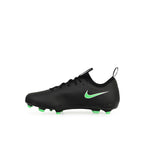 NIKE JR MERCURIAL VAPOR 17 ACADEMY FG/MG - BLACK/ILLUSION GREEN/BLACK