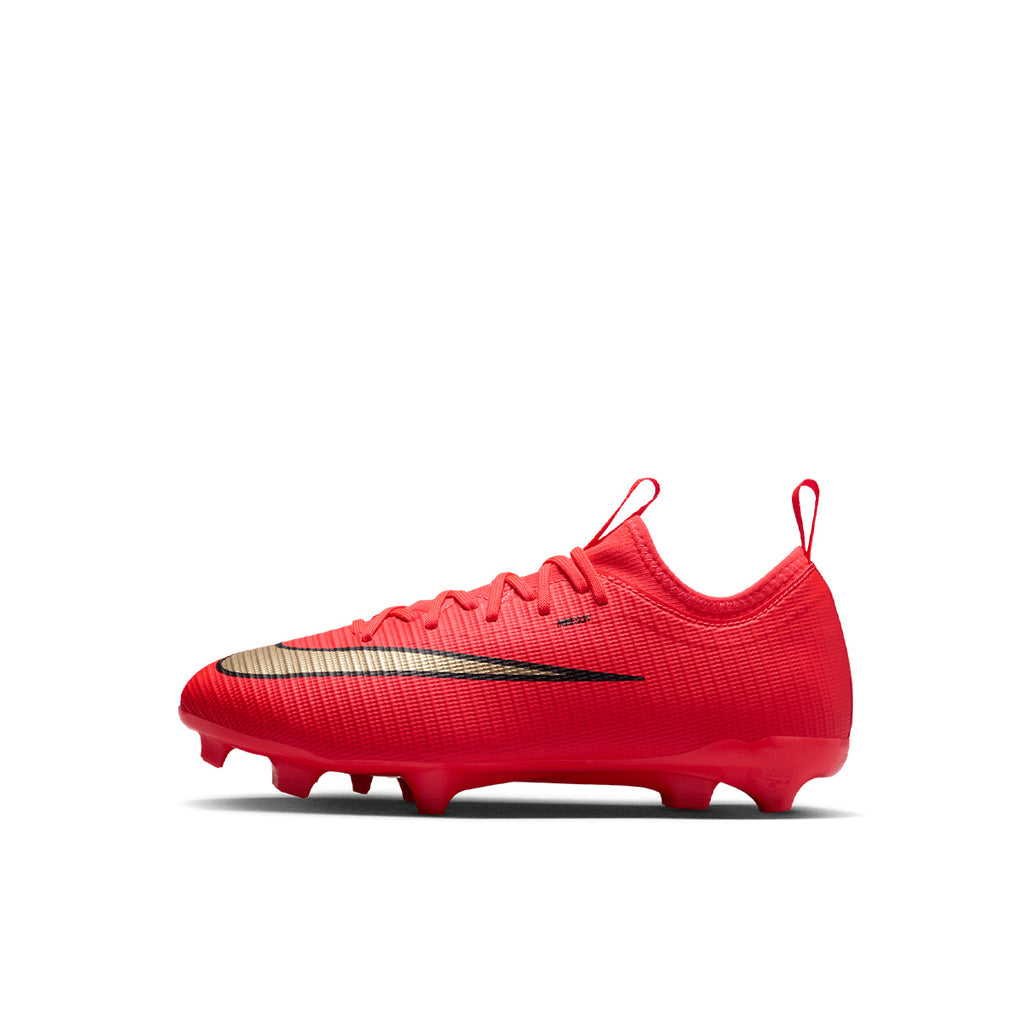 NIKE JR MERCURIAL VAPOR 17 ACADEMY FG/MG - BRIGHT CRIMSON/BLUR