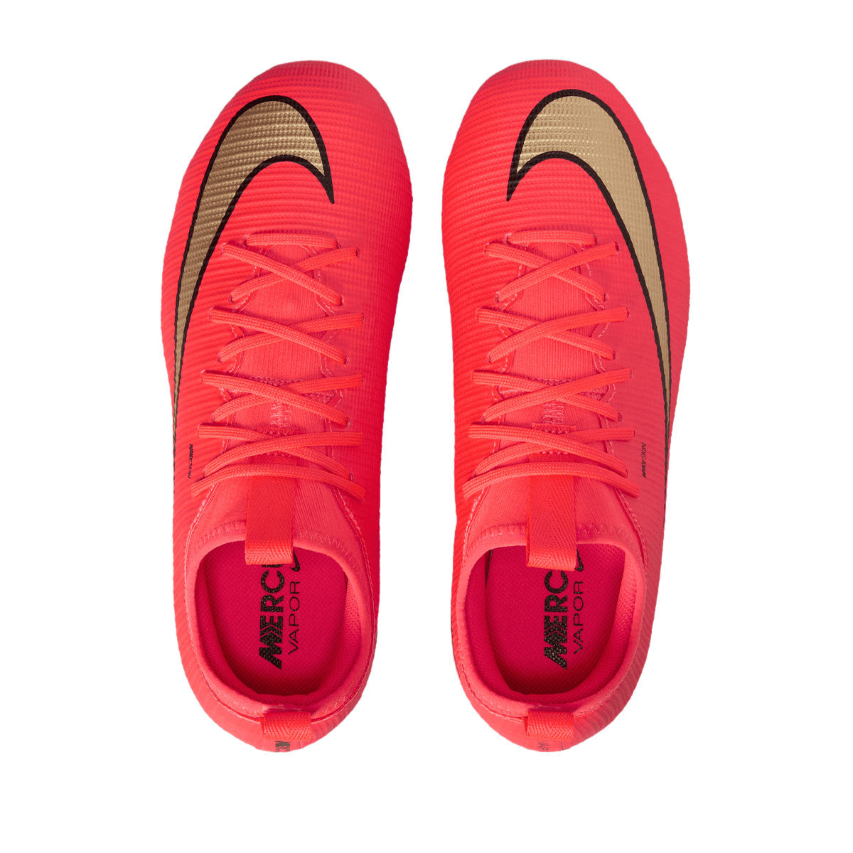 NIKE JR MERCURIAL VAPOR 17 ACADEMY FG/MG - BRIGHT CRIMSON/BLUR