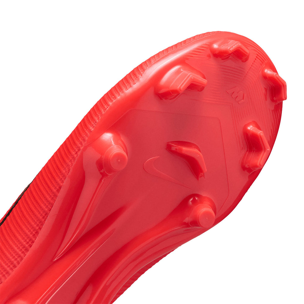 NIKE JR MERCURIAL VAPOR 17 ACADEMY FG/MG - BRIGHT CRIMSON/BLUR