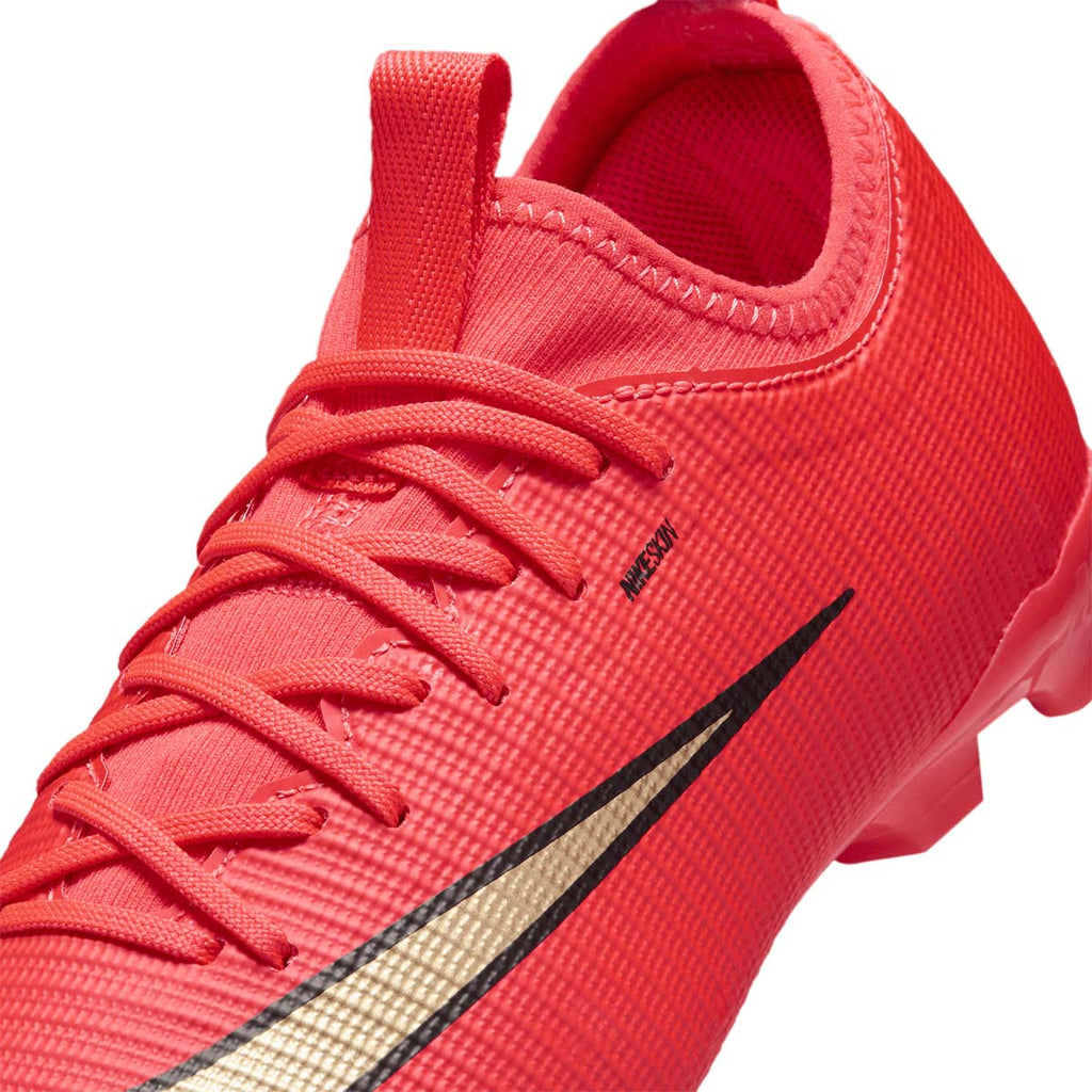 NIKE JR MERCURIAL VAPOR 17 ACADEMY FG/MG - BRIGHT CRIMSON/BLUR