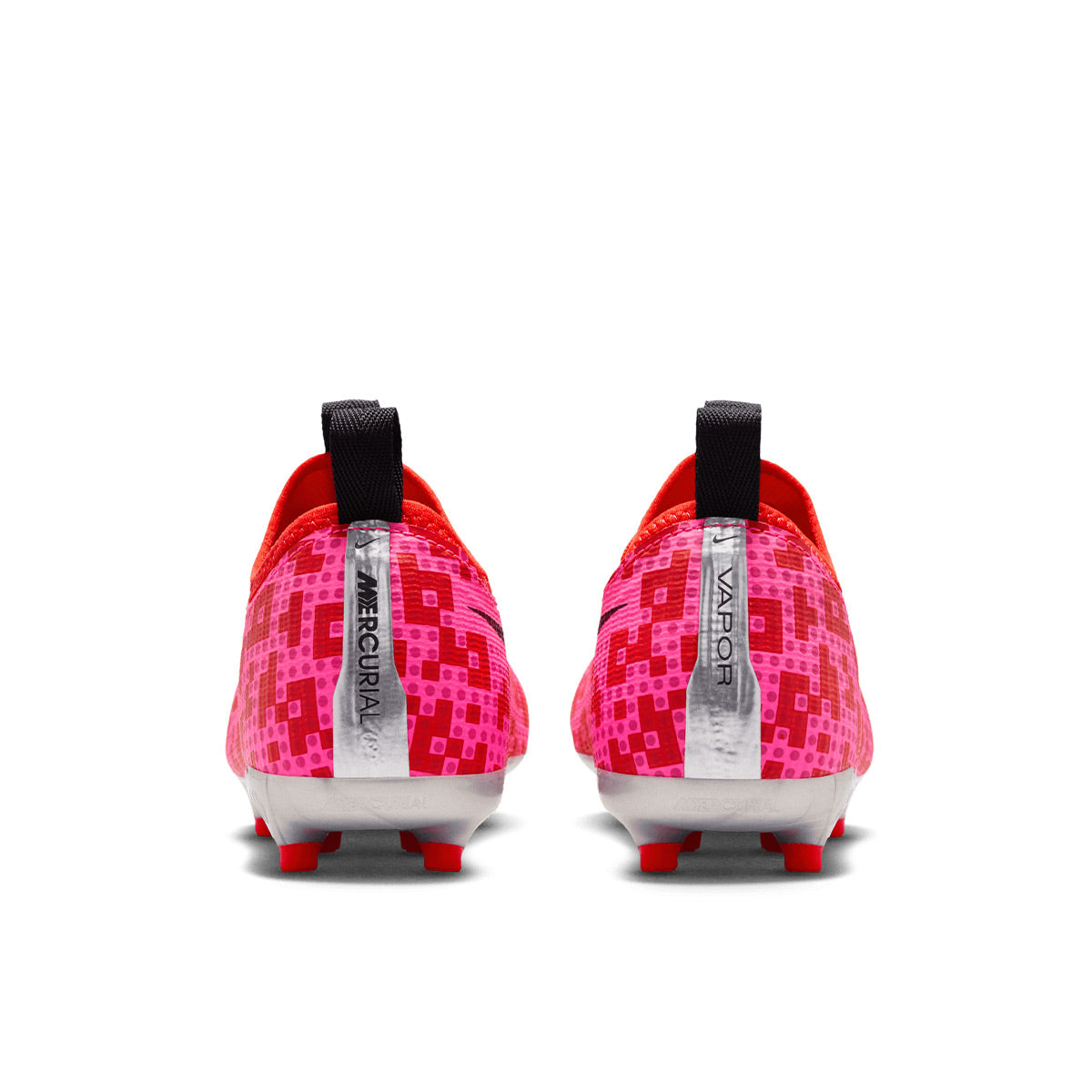 NIKE JR MERCURIAL VAPOR 17 ACADEMY X LEGO FG/MG - RUSH RED/UNIVERSITY GOLD/METALLIC SILVER