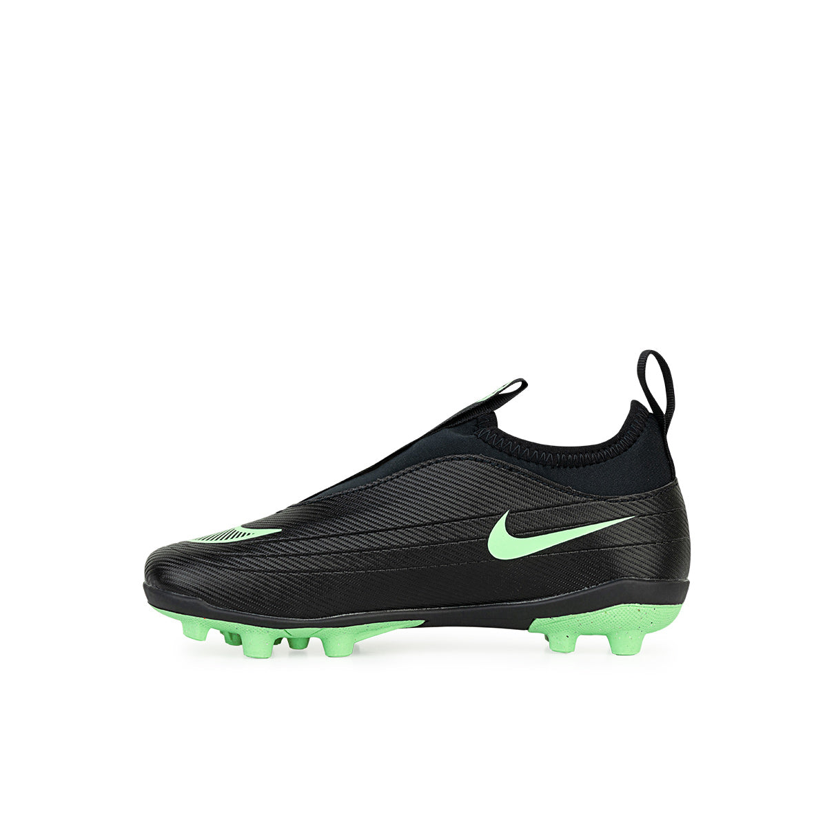 NIKE JR MERCURIAL VAPOR 17 CLUB MG PS - BLACK/ILLUSION GREEN/BLACK