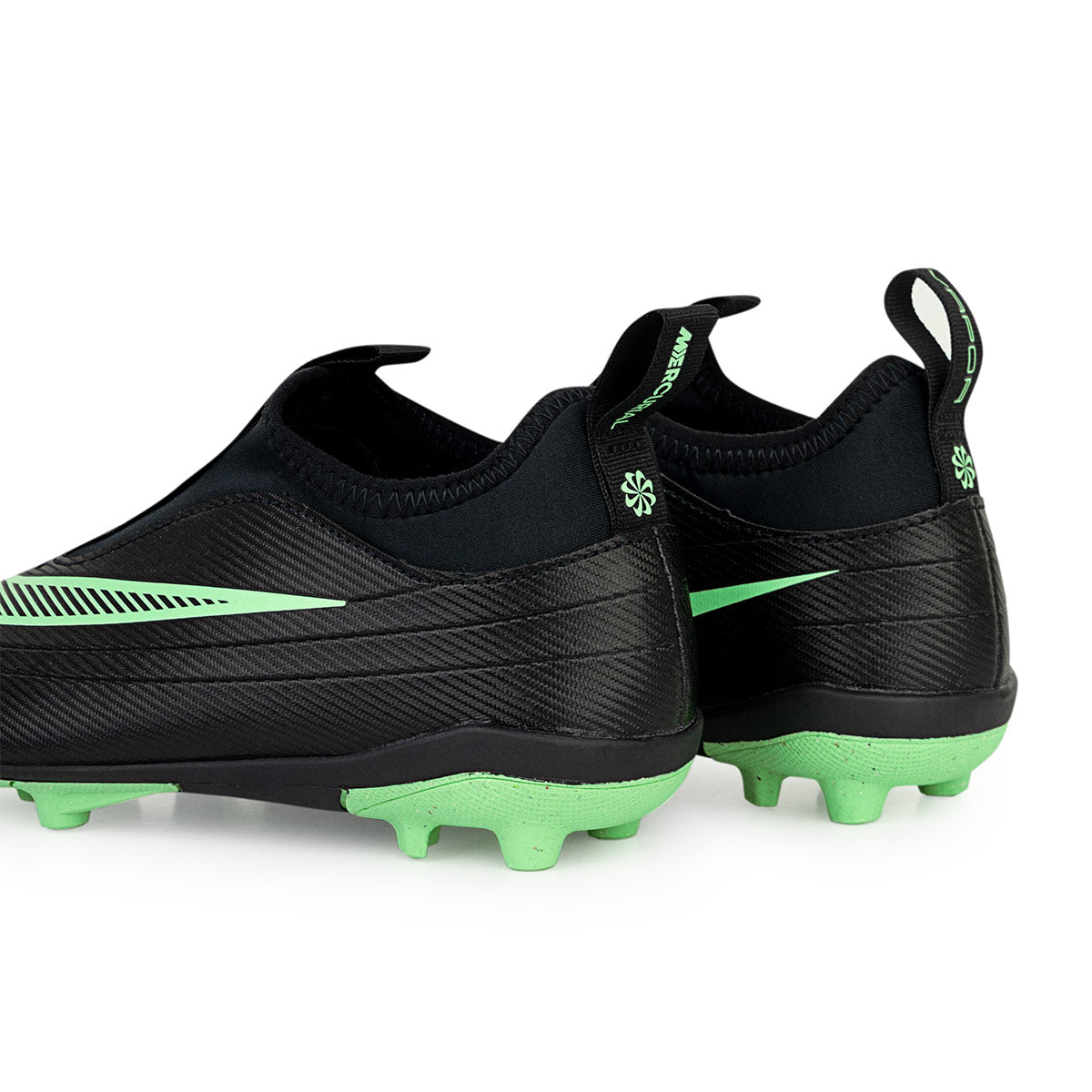 NIKE JR MERCURIAL VAPOR 17 CLUB MG PS - BLACK/ILLUSION GREEN/BLACK