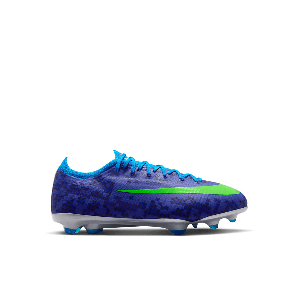 NIKE JR MERCURIAL VAPOR 17 PRO X LEGO FG - CONCORD/GREEN STRIKE/PHOTO BLUE