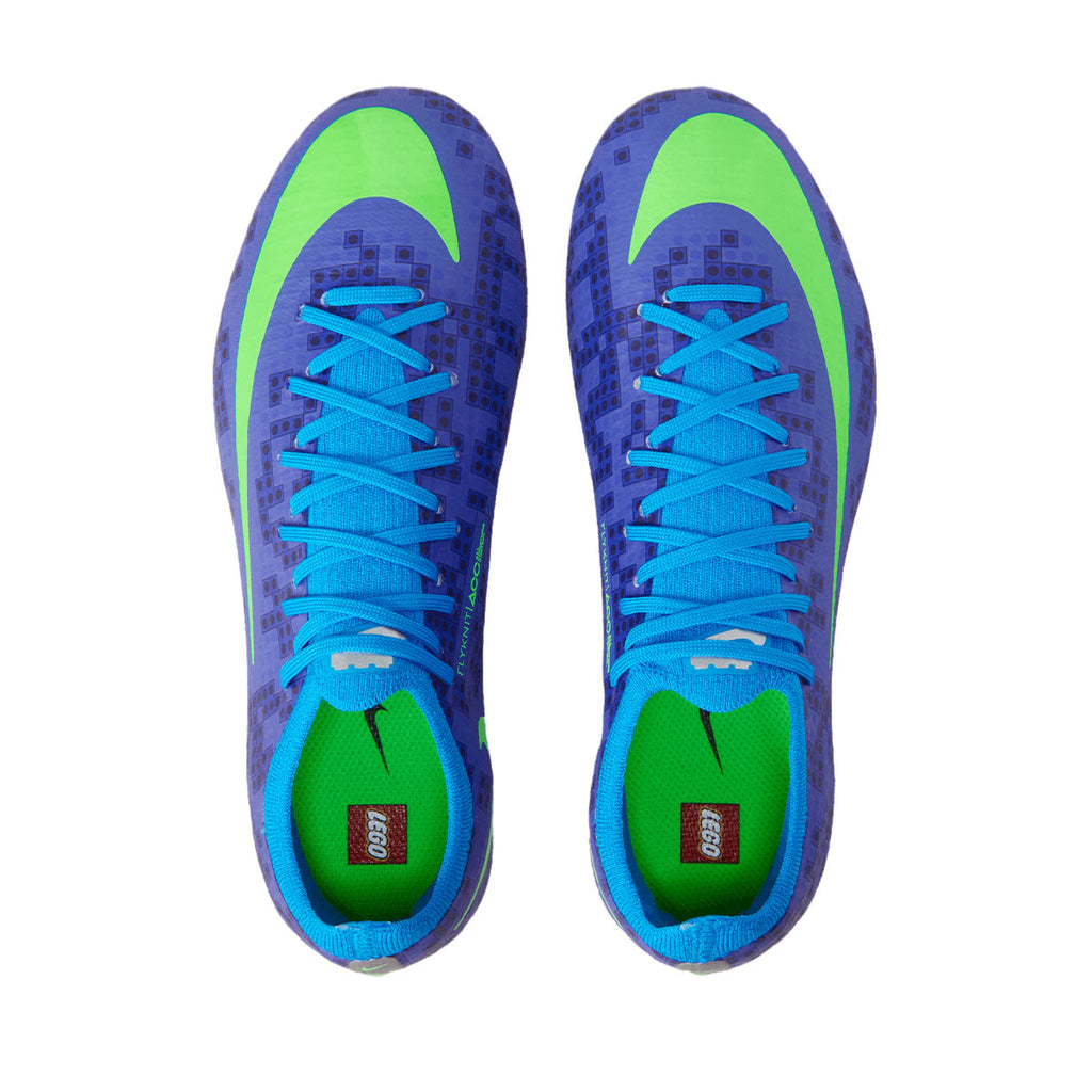 NIKE JR MERCURIAL VAPOR 17 PRO X LEGO FG - CONCORD/GREEN STRIKE/PHOTO BLUE