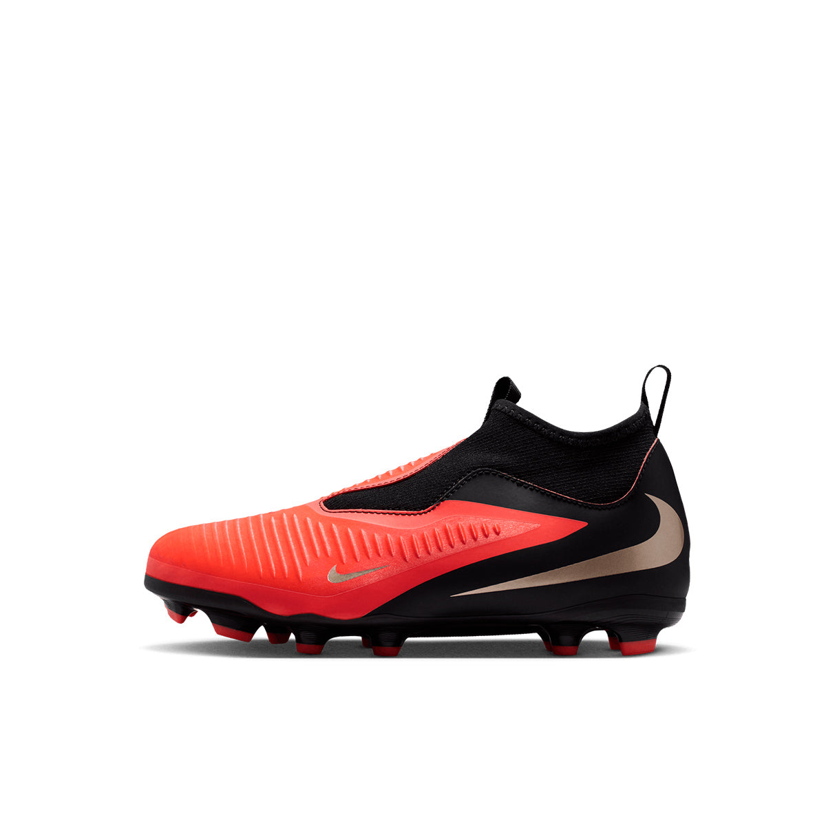 NIKE JR PHANTOM 6 HIGH ACADEMY FG/MG - BRIGHT CRIMSON/BLACK/BRIGHT CRIMSON