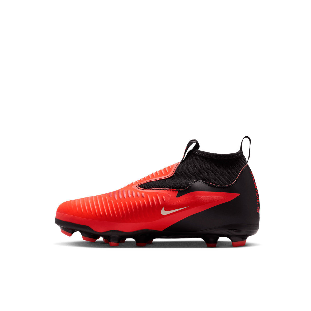 NIKE JR PHANTOM 6 HIGH ACADEMY FG/MG - BRIGHT CRIMSON/BLACK/BRIGHT CRIMSON
