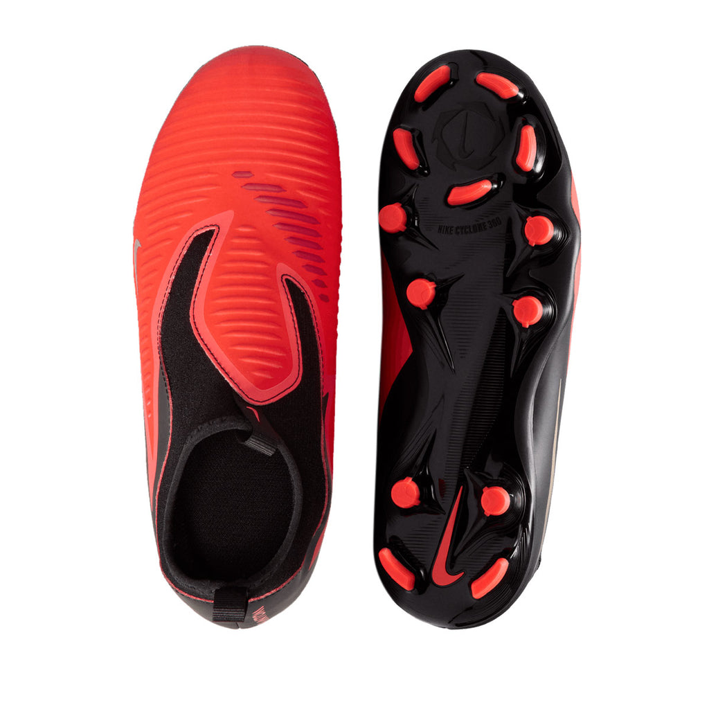 NIKE JR PHANTOM 6 HIGH ACADEMY FG/MG - BRIGHT CRIMSON/BLACK/BRIGHT CRIMSON